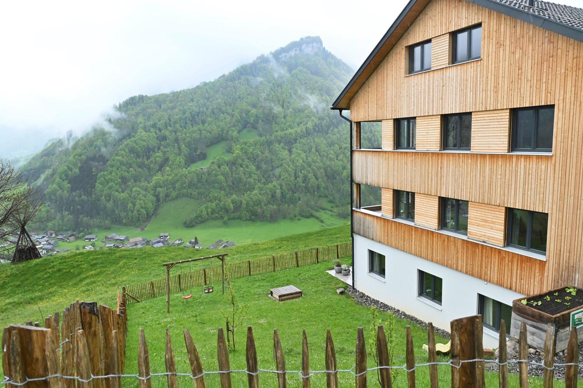 Panoramahof Bergglueck Appartement Mellau Buitenkant foto