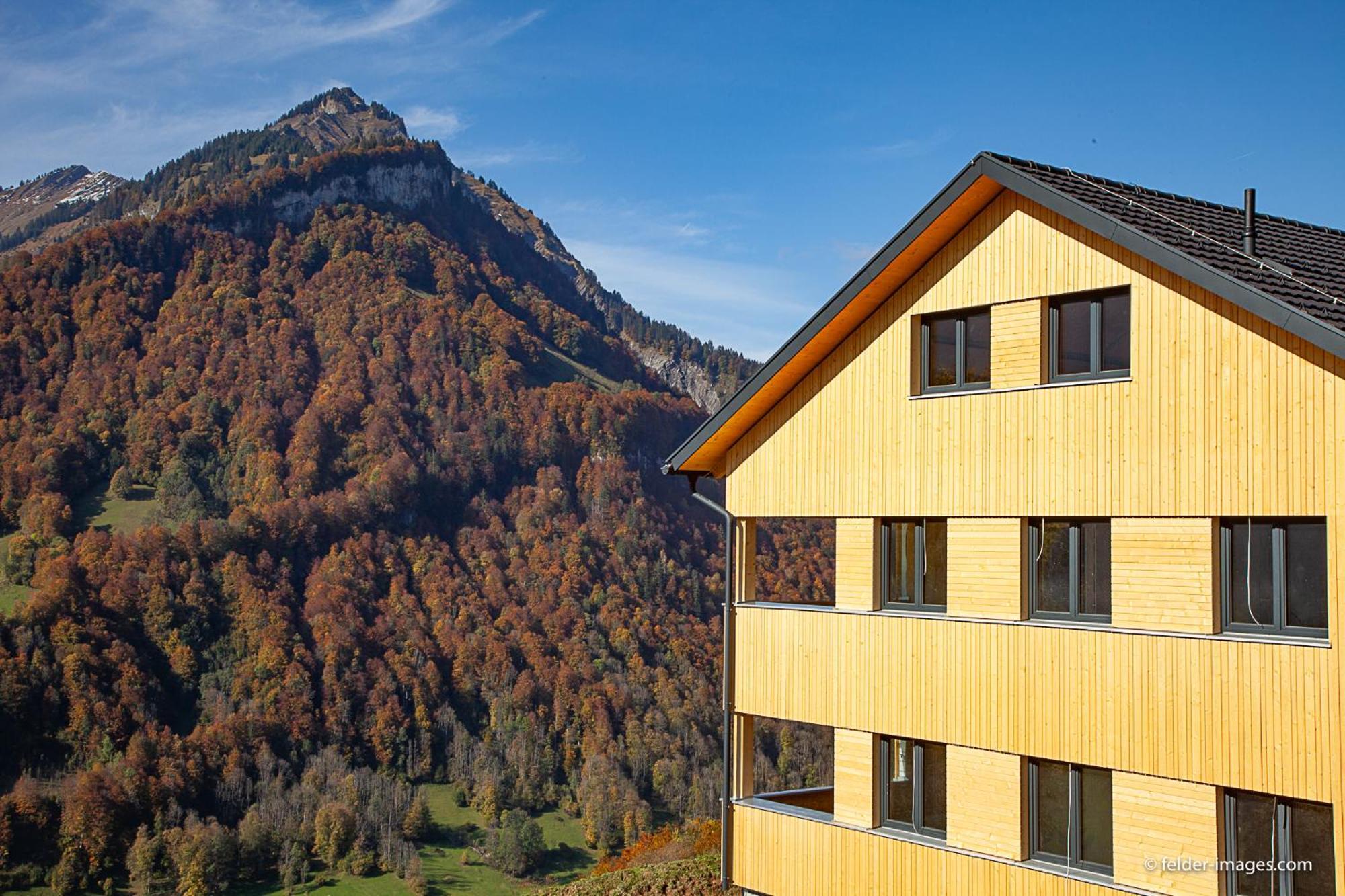 Panoramahof Bergglueck Appartement Mellau Buitenkant foto
