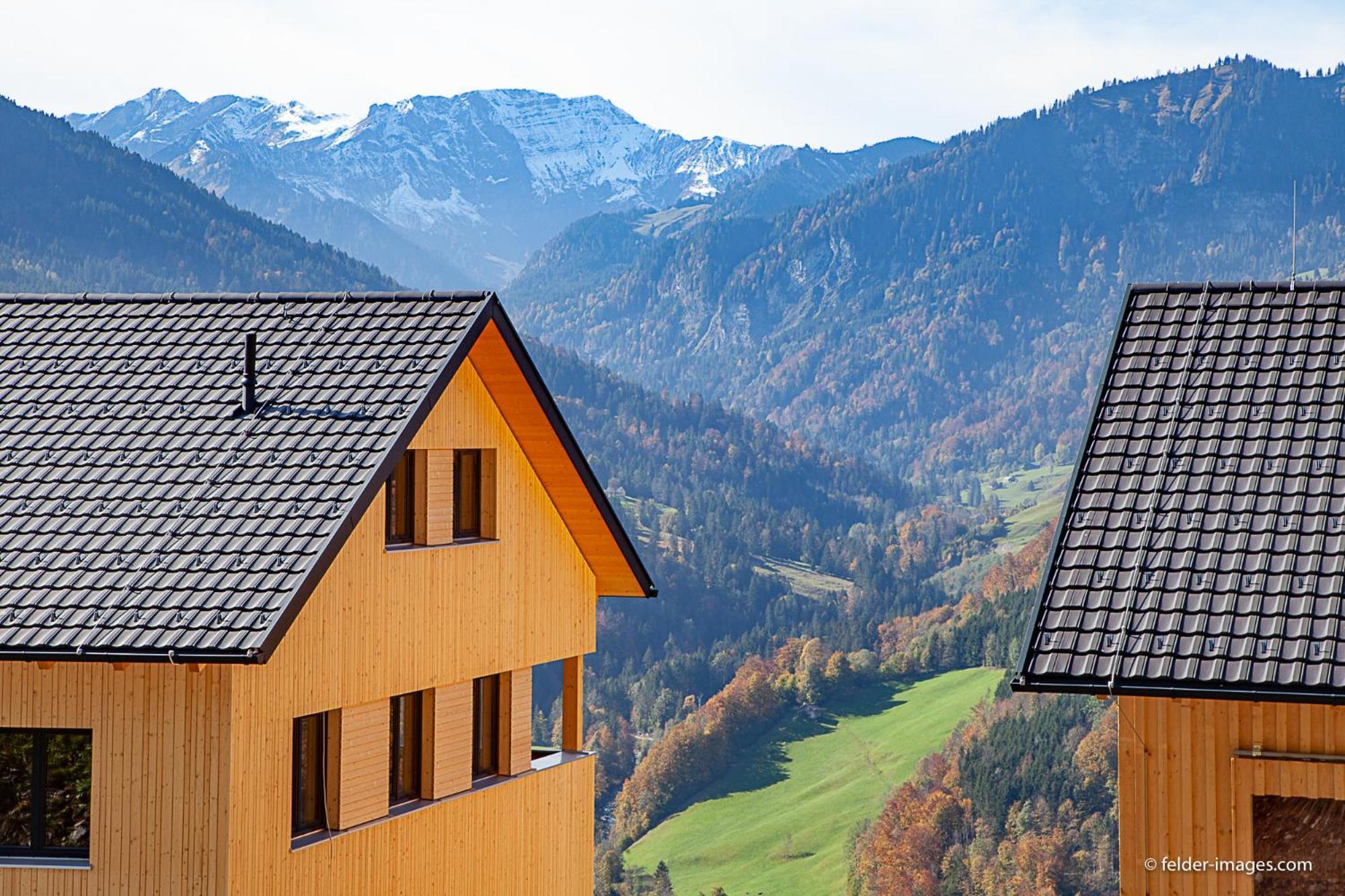Panoramahof Bergglueck Appartement Mellau Buitenkant foto