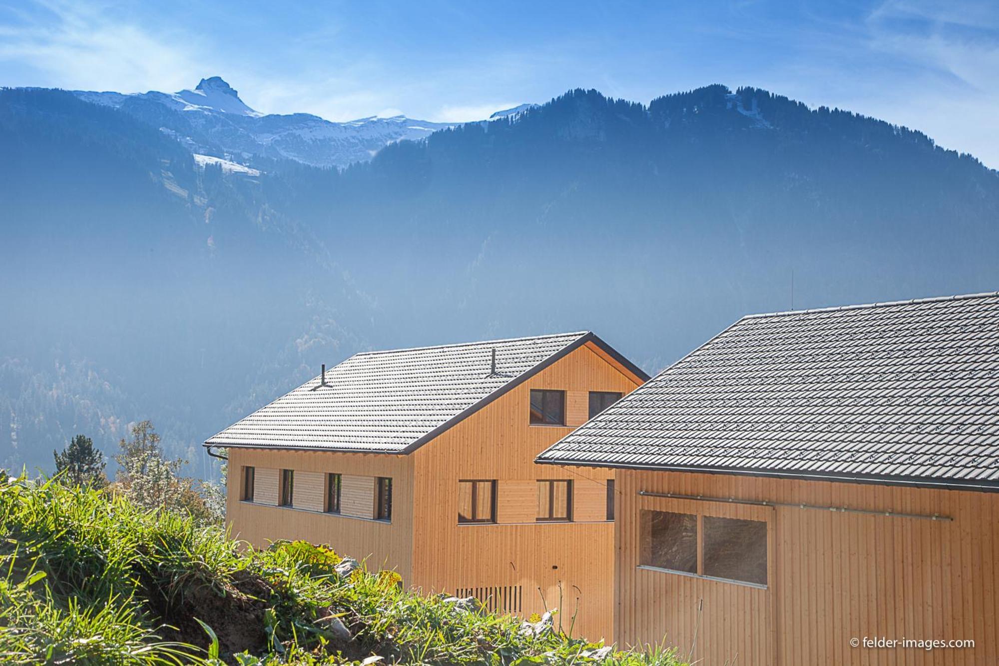 Panoramahof Bergglueck Appartement Mellau Buitenkant foto