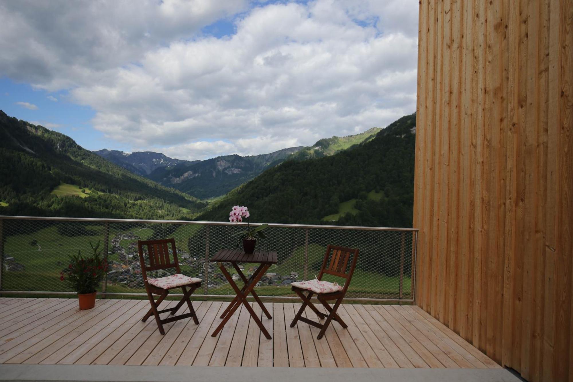 Panoramahof Bergglueck Appartement Mellau Buitenkant foto