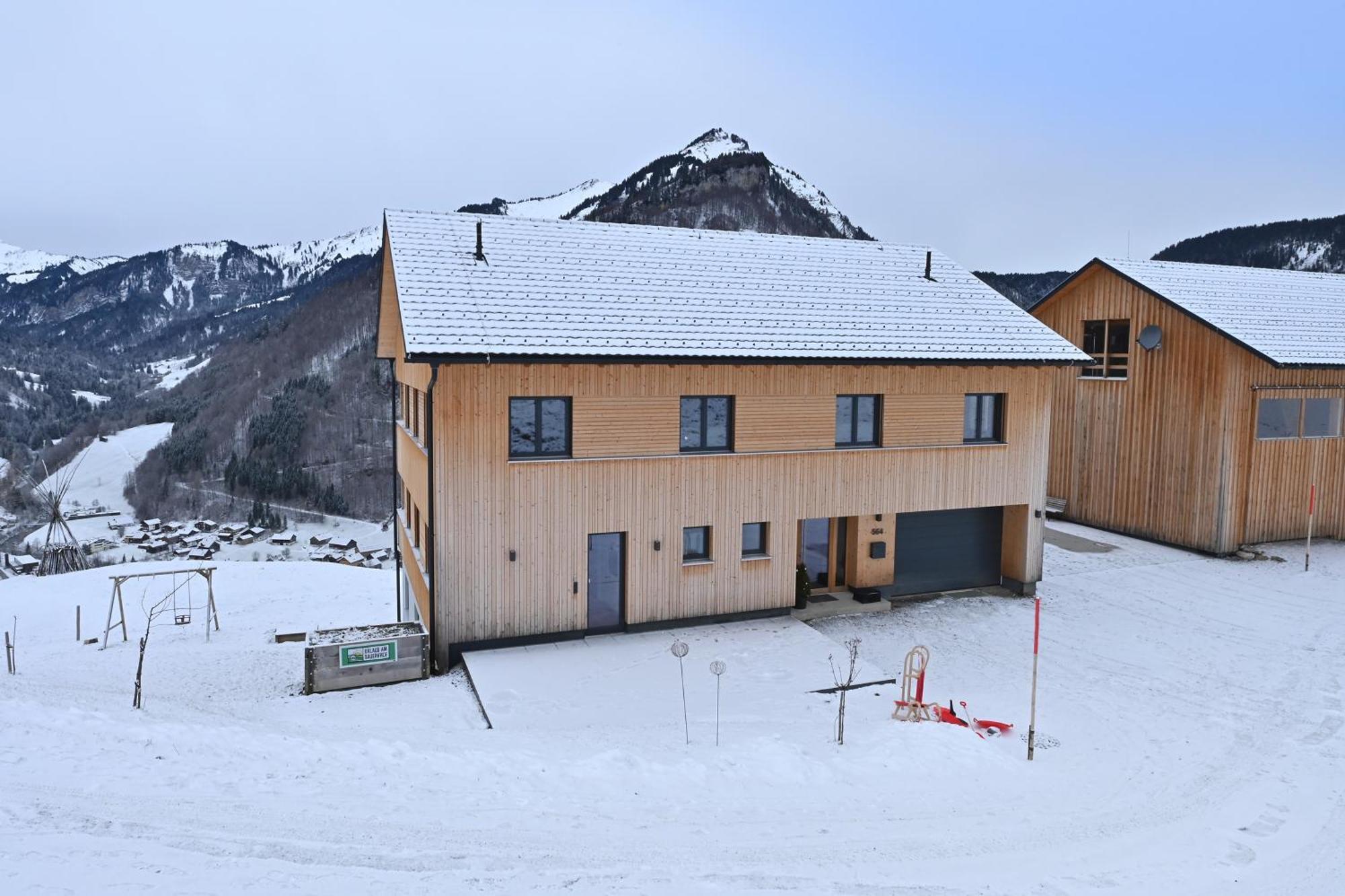 Panoramahof Bergglueck Appartement Mellau Buitenkant foto
