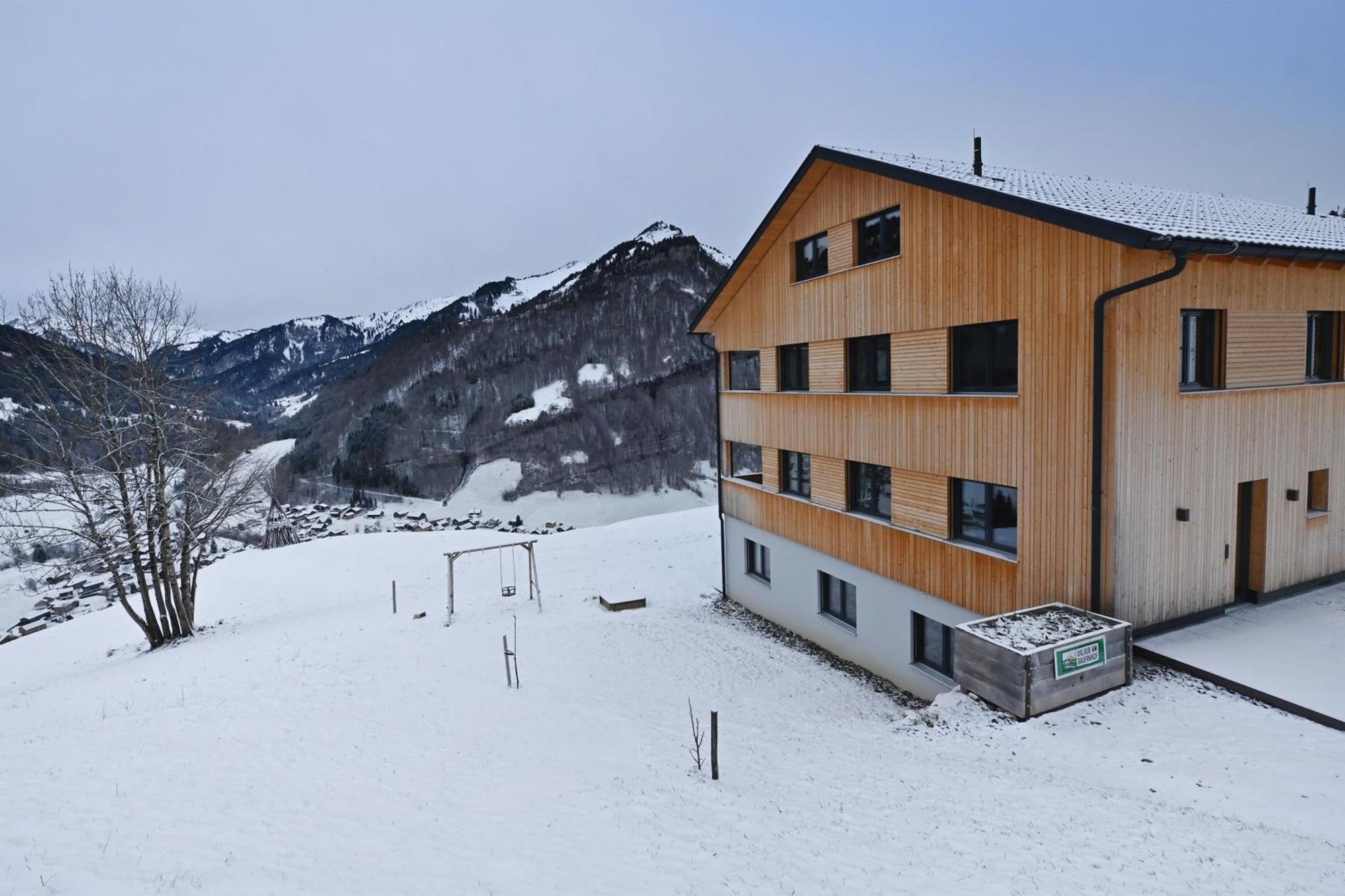 Panoramahof Bergglueck Appartement Mellau Buitenkant foto
